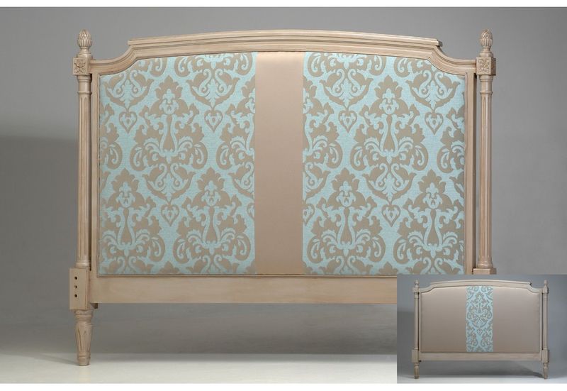Tête de lit Louis XVI tapissée 